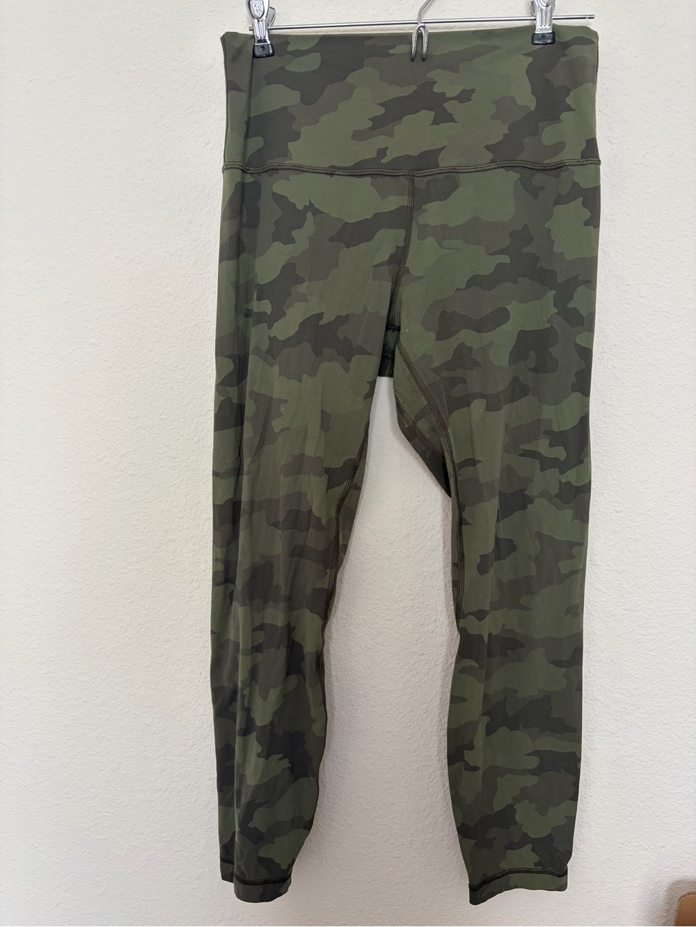 Lululemon Camo Leggings - Olive Green